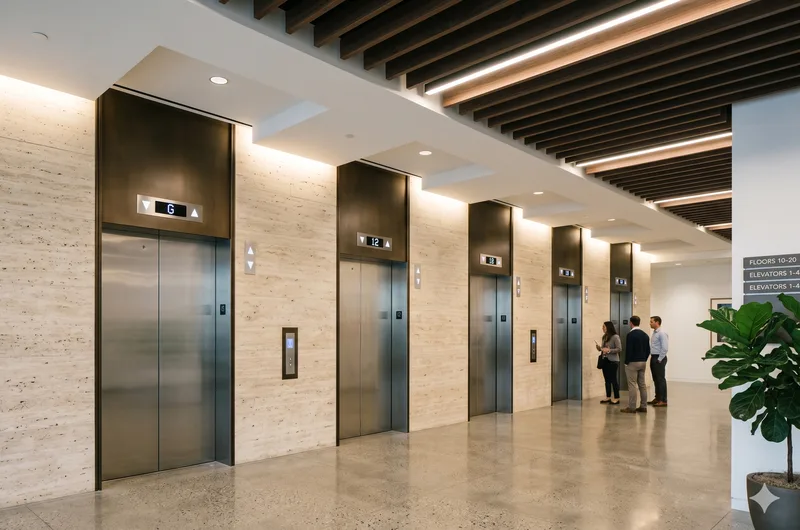 Proyek lift BNI Kelapa Gading